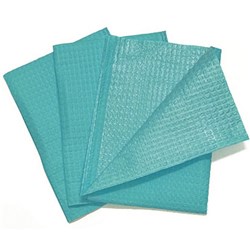 Ozbibs Dental Bibs Blue 500pk