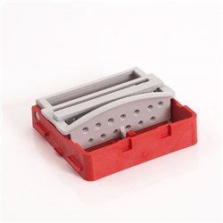 PRACTIPAL COMPACT BUR SET RED