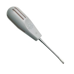 L-5C LUXATOR 5MM CURVED BLADE BROWN WITH FIXUS