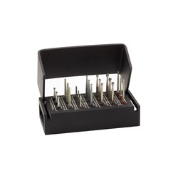 ACCESS BUR KIT 3 EACH OF RND ,CONE, #2, #4, #6 SC,PBA SMALL