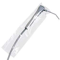 AIR/WATER SYRINGE SLEEVE CLEAR 6.3 x 25cm 500 PACK