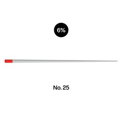 PAPER POINTS 6% NO25 WHITE