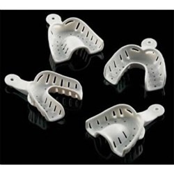 UNIDENT IMPRESSION TRAYS MEDIUM UPPER -GREY