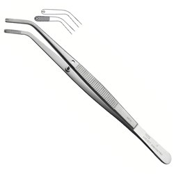 FORCEPS SUTURE CURVED 155MM
