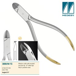 MEDIUM WIRE CUTTER W 15DEG TUNGSTEN CARBIDE INSERTS
