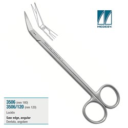 SCISSORS LOCKLIN 160MM STRAIGHT HANDLES