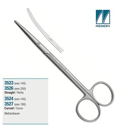 SCISSORS METZENBAUM STRAIGHT 140mm