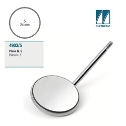 MIRROR HEAD PLANE SIZE 5 SIMPLE STEM  12 PACK