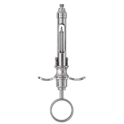 INOX SYRINGE FOLDING TYPE 1.8M AMERICAN THREAD STAINLES/STEEL