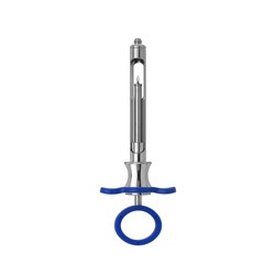 ASPIRATING SYRINGE BLUE COOK-WAITE SILICONE 1.8ml EU