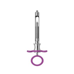 ASPIRATING SYRINGE PINK COOK-WAITE SILICONE 1.8ml EU