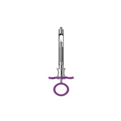 ASPIRATING SYRINGE VIOLET COOK-WAITE SILICONE 1.8ml EU