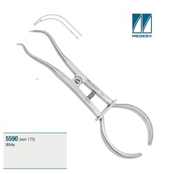 RUBBER DAM FORCEPS WHITE