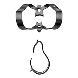 NERISSIMO RUBBER DAM CLAMP 210 1XSM 1XLR JAW 2 ANTERIORS