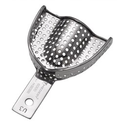 IMPRESSION TRAY PERFORATED WITH RIM UPPER SMALL