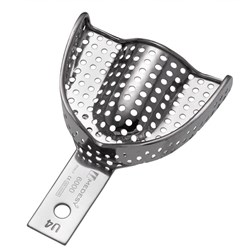 IMPRESSION TRAY PERFORATED WITH RIM UPPER MEDIUM