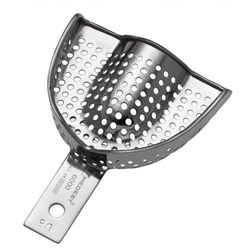 IMPRESSION TRAY PERFORATED WITH RIM UPPER X-LARGE