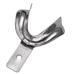 IMPRESSION TRAY SOLID EDENTULOUS w RIM LOWER SMALL