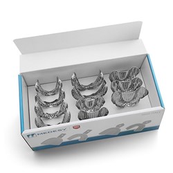 IMPRESSION TRAY PERFORATED KIT EDENTULOUS