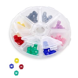 SILICONE RINGS 120PCS ASSORTED COLOURS