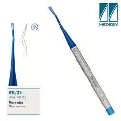 MINI ROOT ELEVATOR MIDELUX T BAYONET DISTAL 2.5MM SERRATED