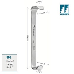 RETRACTOR FARABEUF 2PK