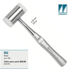 MALLET SURGICAL MEAD TEFLON INSERT REPLACEMENT