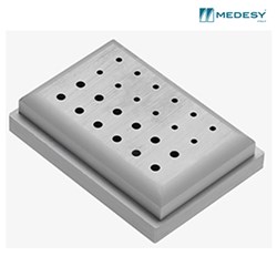 ALUMINIUM BUR STAND 36 FG BURS 60x40m