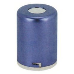 COTTON PELLET DISPENSER ALUMINIUM BLUE