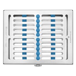 10 INSTRUMENT CASSETTE WITH DARK BLUE SILICONE GAMMAFIX
