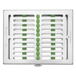 10 INSTRUMENT CASSETTE WITH GREEN SILICONE GAMMAFIX