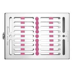 9 INSTRUMENT CASSETTE with PINK SILICONE GAMMAFIX