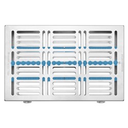 20 INSTRUMENT CASSETTE WITH SKY BLUE SILICONE GAMMAFIX