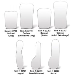 Intraoral Rhodium Mirrors Ling 152.4mm x 35.6mm x 38.1mm