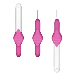 8pk PINK STODDARD INTERDENTAL BRUSH XXXX-FINE 0.4mm