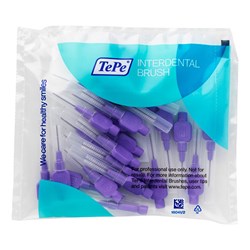 TEPE INTERDENTAL BRUSH PURPLE 1.1mm ISO6 25PK