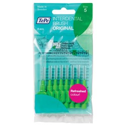 TEPE INTERDENTAL BRUSH GREEN 0.8mm ISO5 8PK