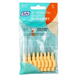 TEPE X-SOFT INTERDENTAL BRUSH ORANGE 0.45mm ISO1 8PK