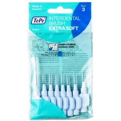 TEPE X-SOFT INTERDENTAL BRUSH BLUE 0.6mm ISO3 8PK