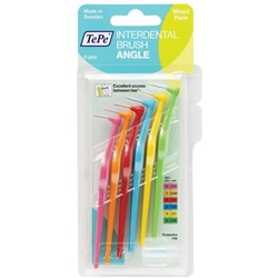 TEPE ANGLE INTERDENTAL BRUSH MIXED 6PK