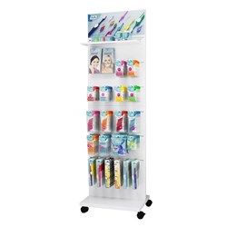 TEPE FLOOR STAND- METAL 21 HANGERS