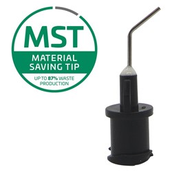 MST TIP 22GA PRE-BENT OPAGUE BLACK 100PK