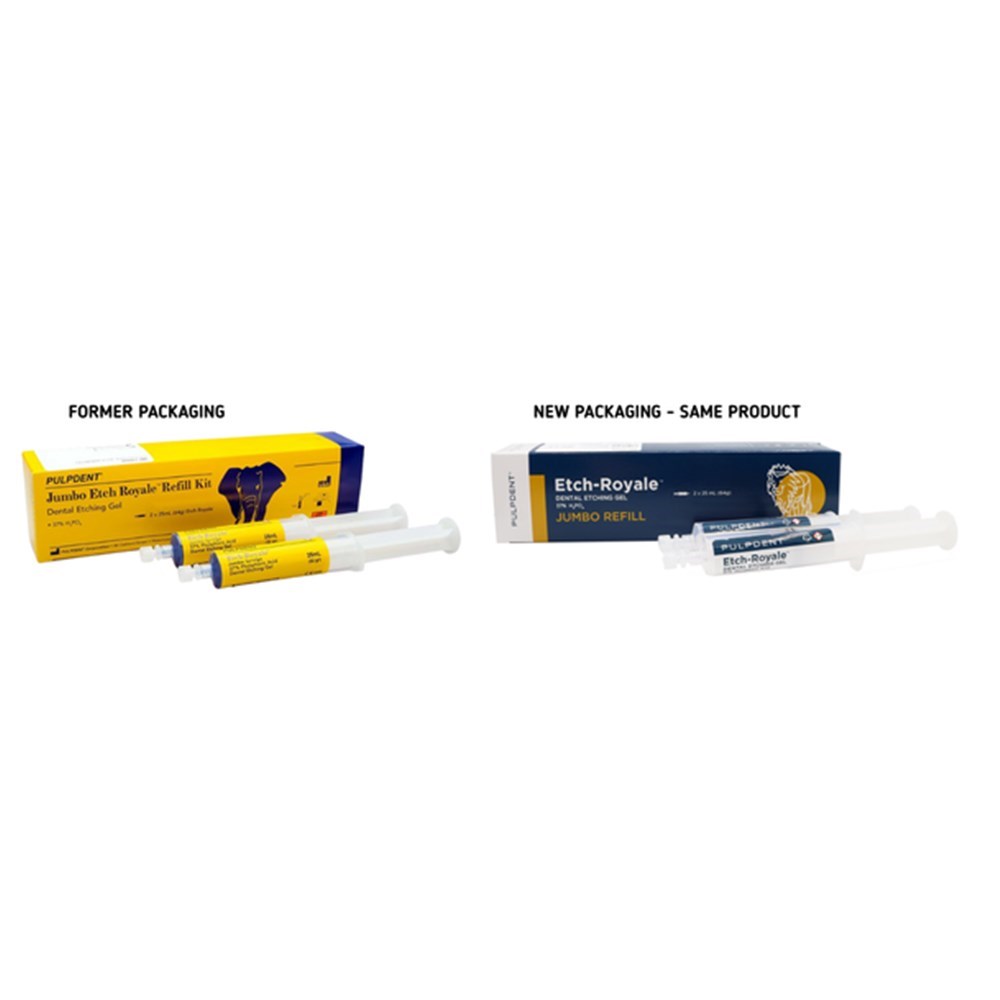 ETCH ROYALE 37% JUMBO REFILL 2X25ML SYR